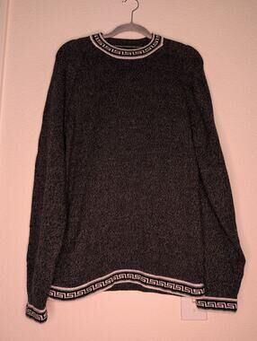 GAMBOA 100% Alpaca Wool Sweater Men's M Women's L Made in Peru Soft Aztec Unique